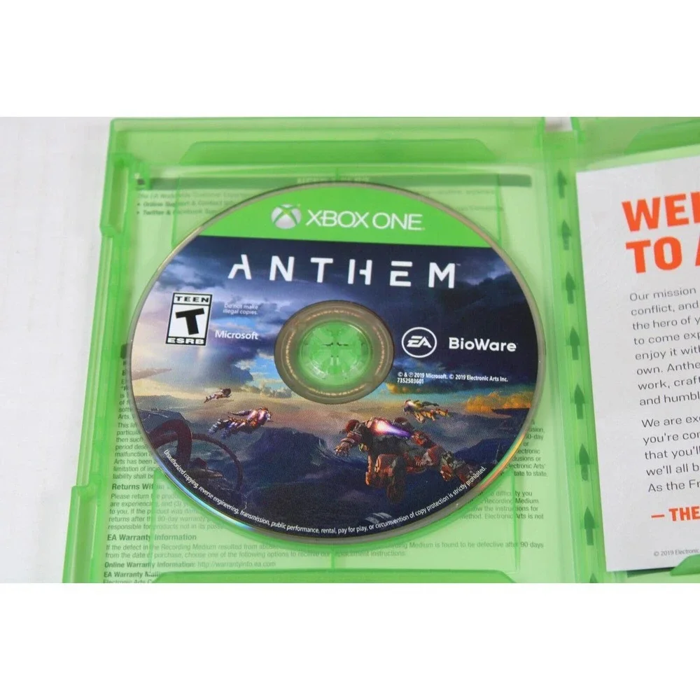 Anthem (Microsoft Xbox One) Authentic, Complete, tested/works great